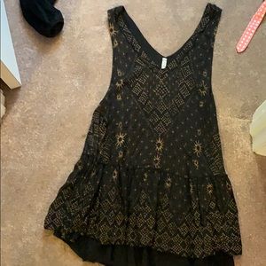 free People tribal print tunic